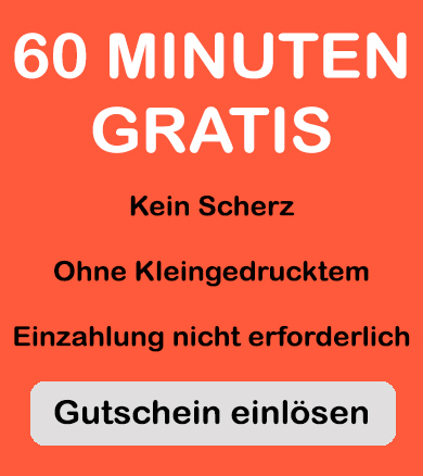 gutschein für 60 freiminuten